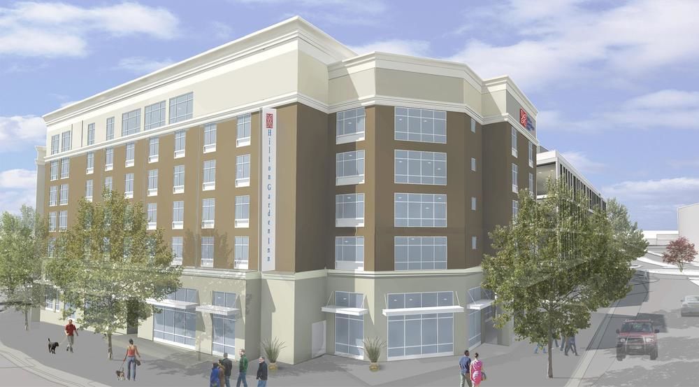 Hilton Garden Inn Asheville Downtown Exteriör bild